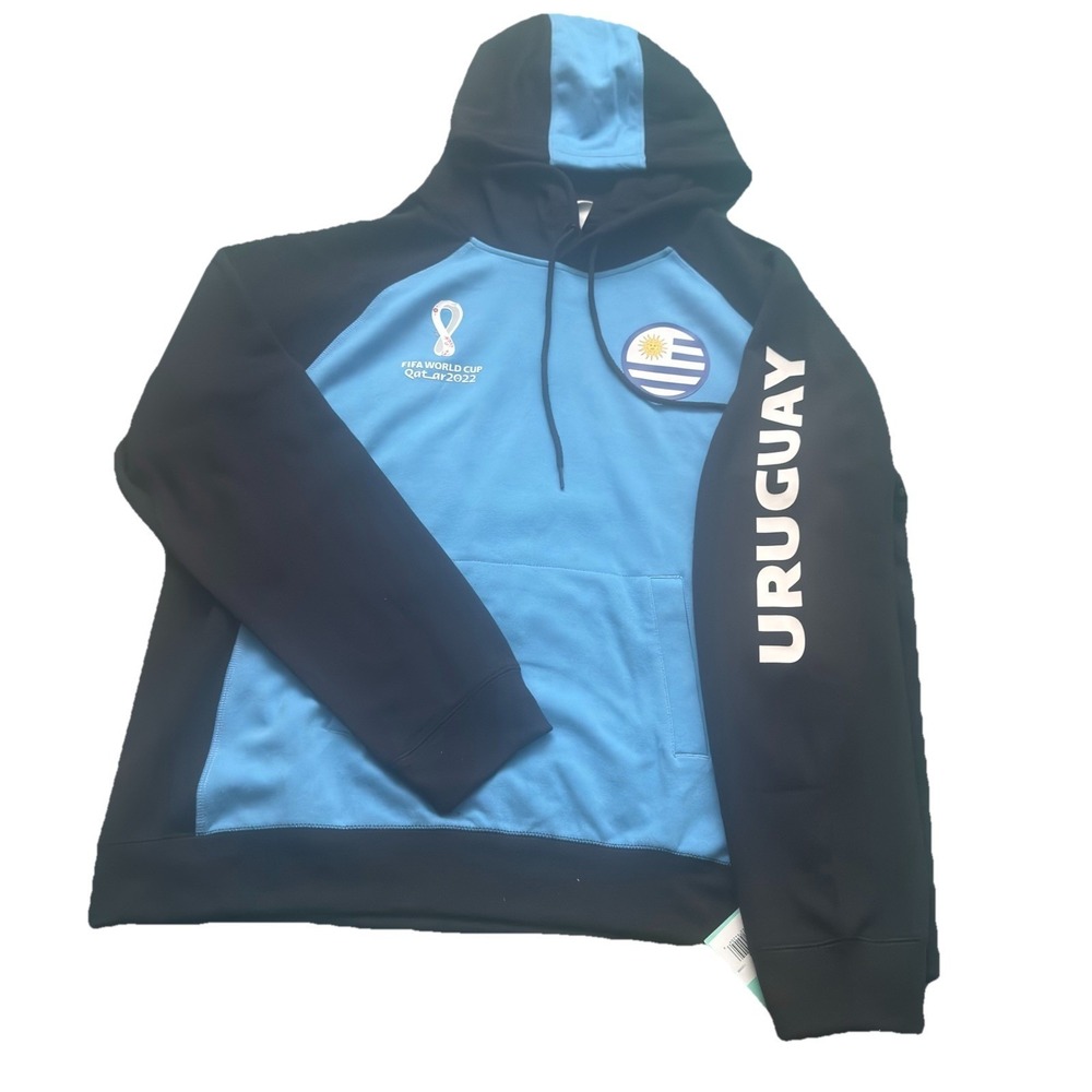 Uruguay Sweatshirt FIFA Sports Soccer Mens Hoodie Size XXL
